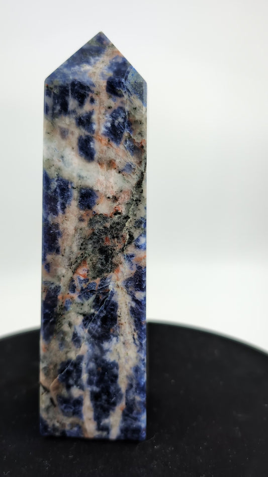 Sodalite Crystal Tower 495g