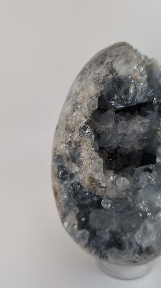 Celestite Crystal Egg 1874g