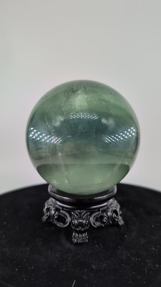 Green Fluorite Sphere 867g  80mm