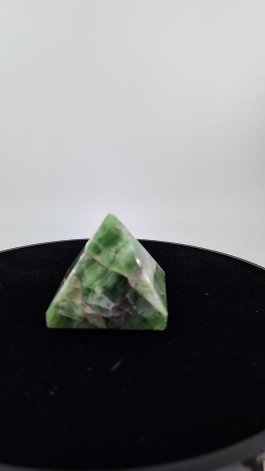 Green Fluorite Pyramid 55mm