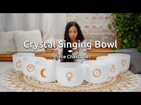 Crystal Singing Bowl Chakra Set