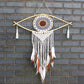 Polished Protection Dream Catcher Lrg Macrame Evil Eye White Greybrown featuring natural patterning and unique variations - Positive Faith Hope Love
