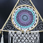 Polished Protection Dream Catcher Lrg Macrame Pyramid Whiteturquoise featuring natural patterning and unique variations - Positive Faith Hope Love