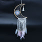 Polished Protection Dream Catcher Macrame Moon featuring natural patterning and unique variations - Positive Faith Hope Love