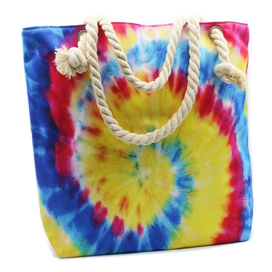 Polished Psychedelic Splash Bag - Sunburst Dream featuring natural patterning and unique variations - Positive Faith Hope Love