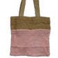 Polished Pure Soft Jute and Cotton Mesh Bag - Rose featuring natural patterning and unique variations - Positive Faith Hope Love