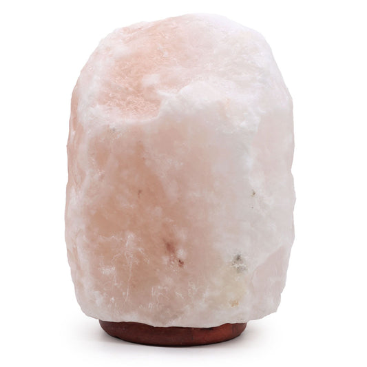 Polished Quality Huge Natural Salt Lamp - apx 24-25Kg featuring natural patterning and unique variations - Positive Faith Hope Love