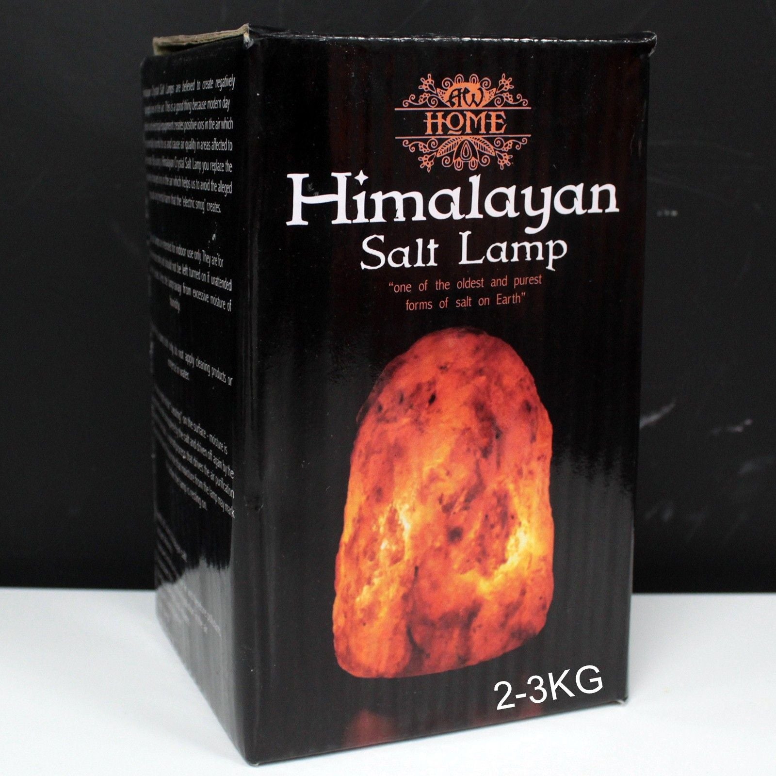Polished Quality Natural Salt Lamp Base Apx 2 3Kg featuring natural patterning and unique variations - Positive Faith Hope Love