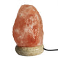 Polished Quality USB Natural Salt Lamp - 11.5 cm (single) featuring natural patterning and unique variations - Positive Faith Hope Love