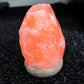 Polished Quality Usb Natural Salt Lamp 115 Cm Single featuring natural patterning and unique variations - Positive Faith Hope Love