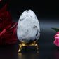 Rainbow Moonstone Egg — 218 g (70×50 mm) - Positive Faith Hope Love