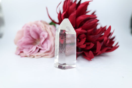 Rare Optic Quartz Point - 101g - Positive Faith Hope Love