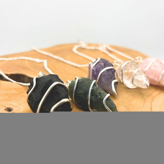 Natural Raw Gemstone Pendulum Black Agate featuring banded patterns and glossy finish - Positive Faith Hope Love