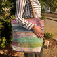 Polished Recycled Big Rug Bag - Shades of Dusk featuring natural patterning and unique variations - Positive Faith Hope Love