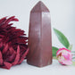 Red Jasper Tower — 471 g - Positive Faith Hope Love