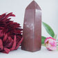 Red Jasper Tower — 471 g - Positive Faith Hope Love