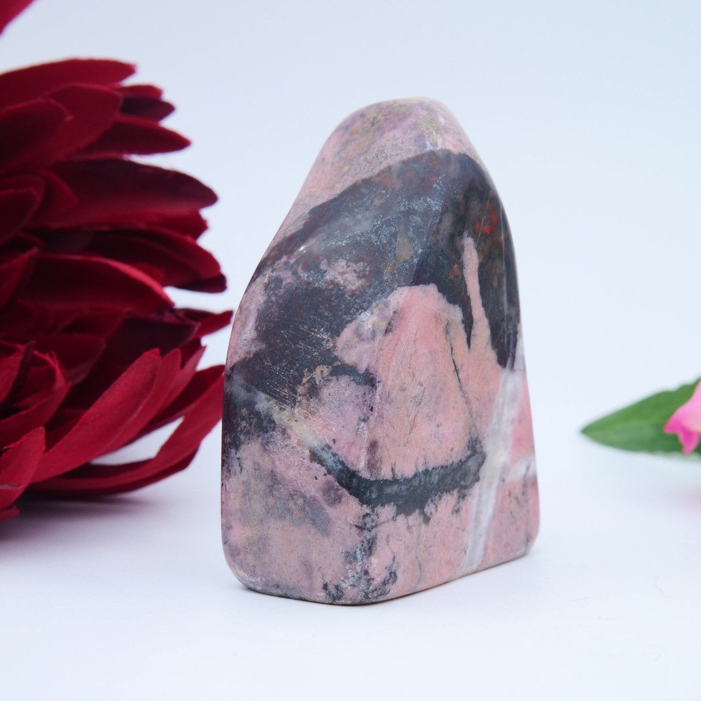 Rhodonite Freeform — 214 g - Positive Faith Hope Love