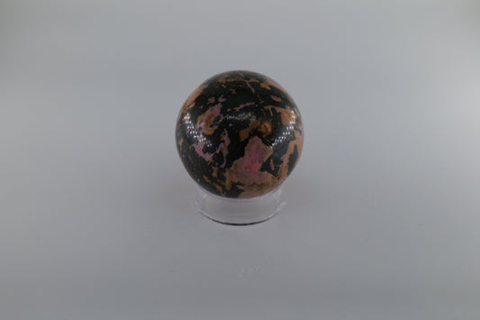 Rhodonite Sphere 469 grams - Positive Faith Hope Love