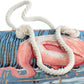 Polished Rope Handle Bag Pink Flamingo featuring natural patterning and unique variations - Positive Faith Hope Love