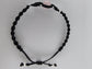 Rose Quartz Black Micro Macrame Bracelet - Positive Faith Hope Love