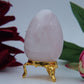 Polished Rose Quartz Egg 60Mm featuring soft pink tone and gentle translucence - Positive Faith Hope Love