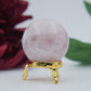 Rose Quartz Sphere — 128g (45mm) - Positive Faith Hope Love