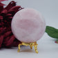 Rose Quartz Sphere — 440 g (70 mm) - Positive Faith Hope Love