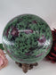 Ruby Zoisite Crystal Sphere 3300g - Positive Faith Hope Love