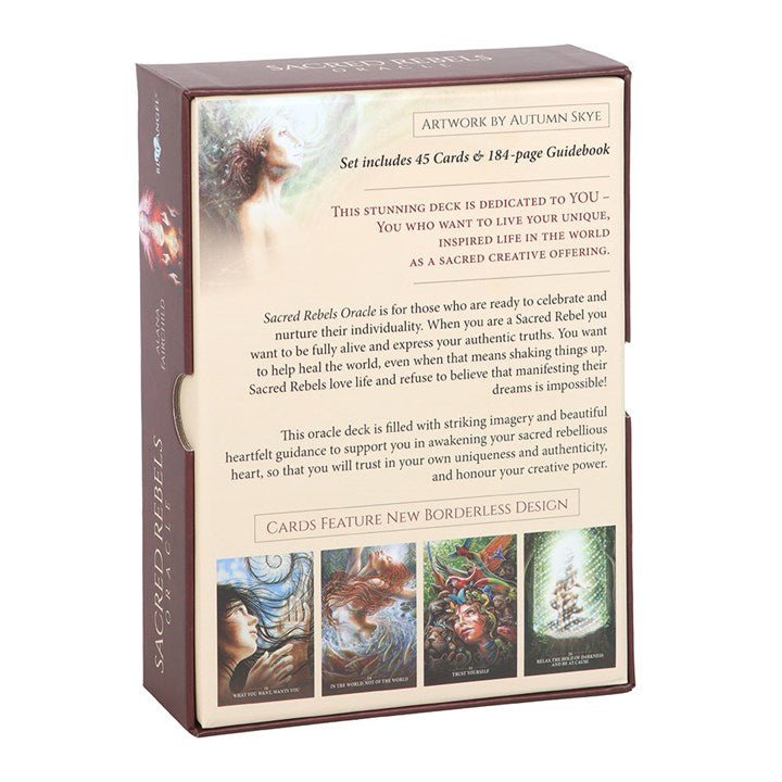 Polished Sacred Rebels Oracle Cards Revised Addition featuring natural patterning and unique variations - Positive Faith Hope Love