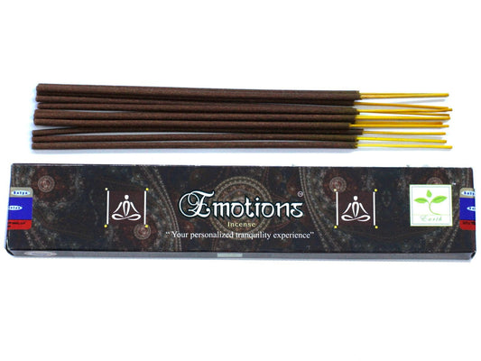 Polished Satya Incense 15gm - Emotion featuring natural patterning and unique variations - Positive Faith Hope Love
