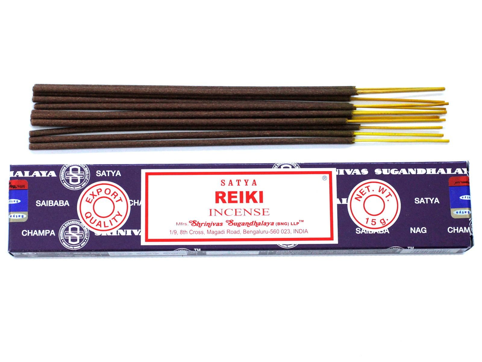Polished Satya Incense 15gm - Reiki featuring natural patterning and unique variations - Positive Faith Hope Love