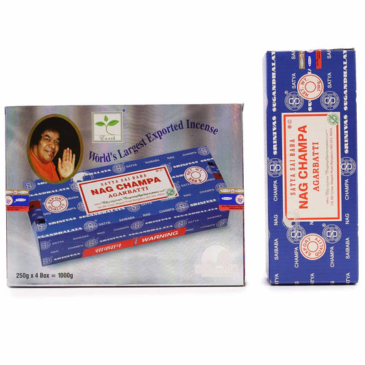 Polished Satya Nagchampa Incense 250 Gms featuring natural patterning and unique variations - Positive Faith Hope Love