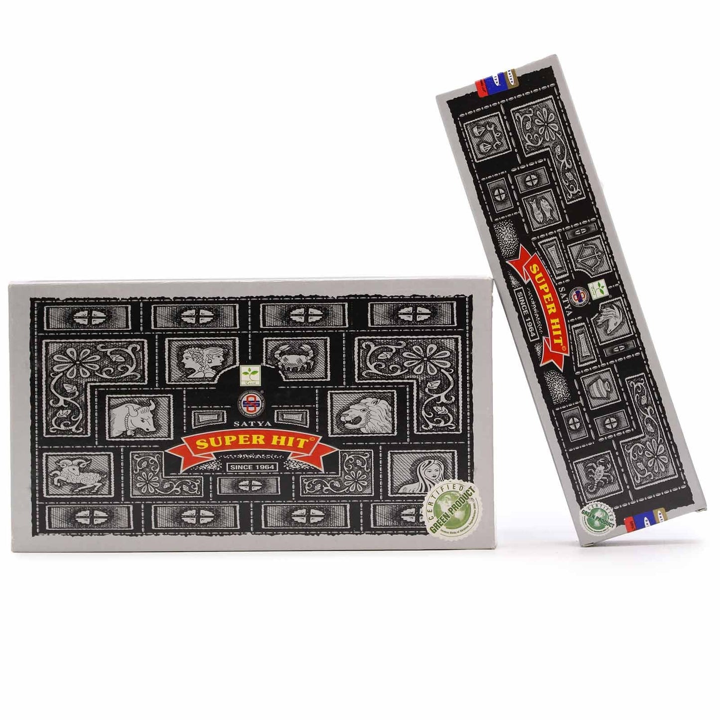 Polished Satya Super Hit Incense 100 Gms featuring natural patterning and unique variations - Positive Faith Hope Love