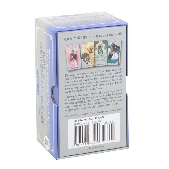 Polished Sefirot The Spheres Of Heaven Tarot Cards featuring natural patterning and unique variations - Positive Faith Hope Love