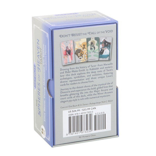 Polished Sefirot The Spheres Of Heaven Tarot Cards featuring natural patterning and unique variations - Positive Faith Hope Love