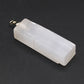 Polished Selenite Natural Pendant featuring satin white sheen and fibrous texture - Positive Faith Hope Love