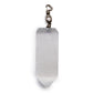 Polished Selenite Obelisk Pendant featuring satin white sheen and fibrous texture - Positive Faith Hope Love