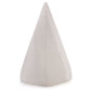Polished Selenite Pyramid 10 Cm featuring satin white sheen and fibrous texture - Positive Faith Hope Love