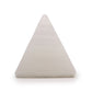 Polished Selenite Pyramid - 5 cm featuring satin white sheen and fibrous texture - Positive Faith Hope Love