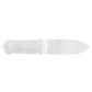 Polished Selenite Ritual Knife Chakra featuring satin white sheen and fibrous texture - Positive Faith Hope Love