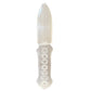 Polished Selenite Ritual Knife - Chakra featuring satin white sheen and fibrous texture - Positive Faith Hope Love