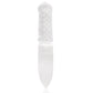 Polished Selenite Ritual Knife Chakra featuring satin white sheen and fibrous texture - Positive Faith Hope Love