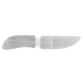 Polished Selenite Ritual Knife Classic featuring satin white sheen and fibrous texture - Positive Faith Hope Love