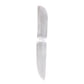 Polished Selenite Ritual Knife Classic featuring satin white sheen and fibrous texture - Positive Faith Hope Love
