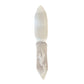 Polished Selenite Ritual Knife - Letting go of the past featuring satin white sheen and fibrous texture - Positive Faith Hope Love