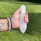 Polished Selenite Ritual Knife Letting Go Of The Past featuring satin white sheen and fibrous texture - Positive Faith Hope Love