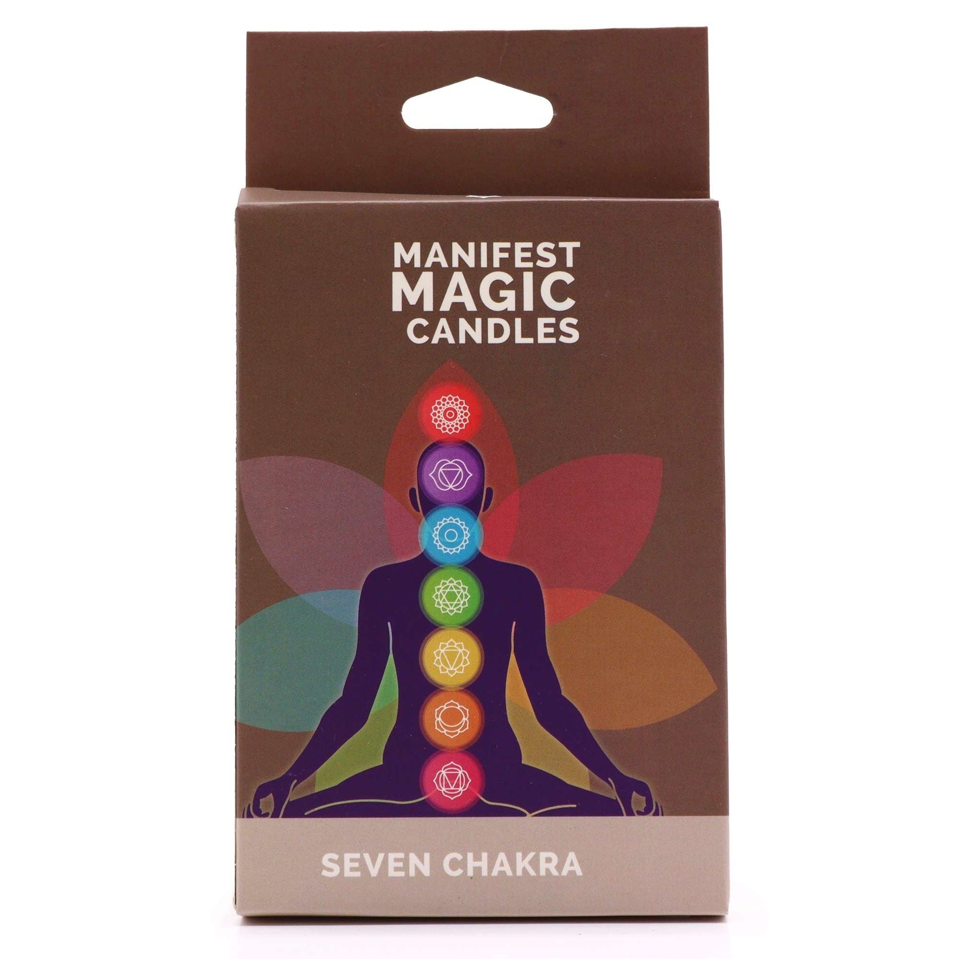 Seven Charkra Manifest Magic Candles (pack of 7) - Positive Faith Hope Love