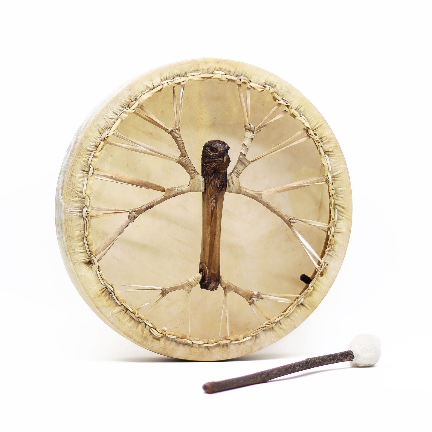 Shaman Frame Drum – Spirit of the Eagle - Positive Faith Hope Love