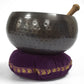 Polished Singing Bowl Velvet Cushion 11Cm 4 featuring natural patterning and unique variations - Positive Faith Hope Love
