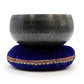 Polished Singing Bowl Velvet Cushion 16Cm 2 featuring natural patterning and unique variations - Positive Faith Hope Love